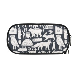 Cabin in the Wood Pencil Pouch/Large (Model 1680)