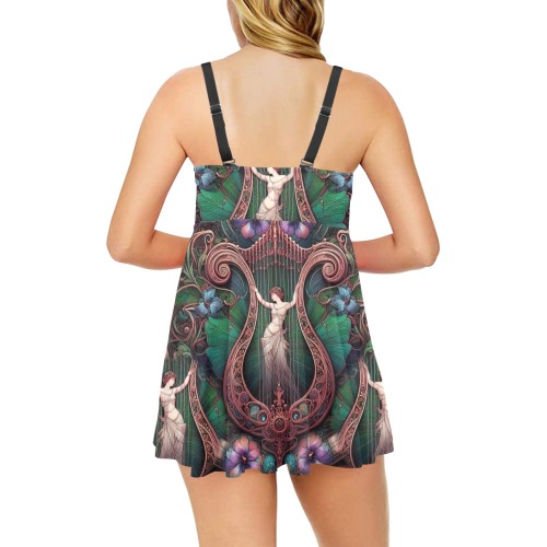 feerie 2 Chest Pleat Swim Dress (Model S31)