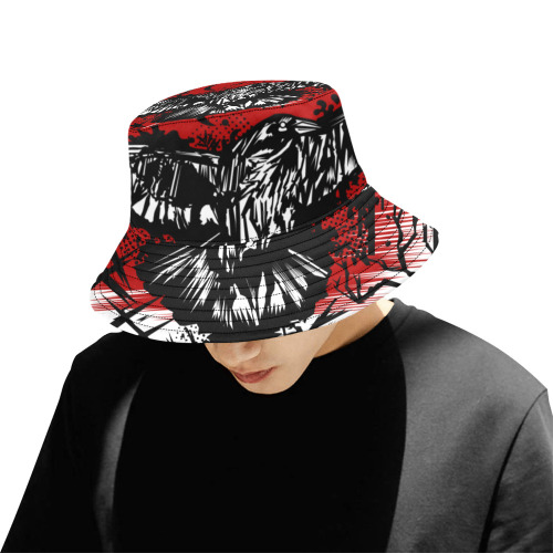 Crows Night All Over Print Bucket Hat for Men