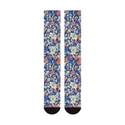 The abstract garden M45G Over-The-Calf Socks