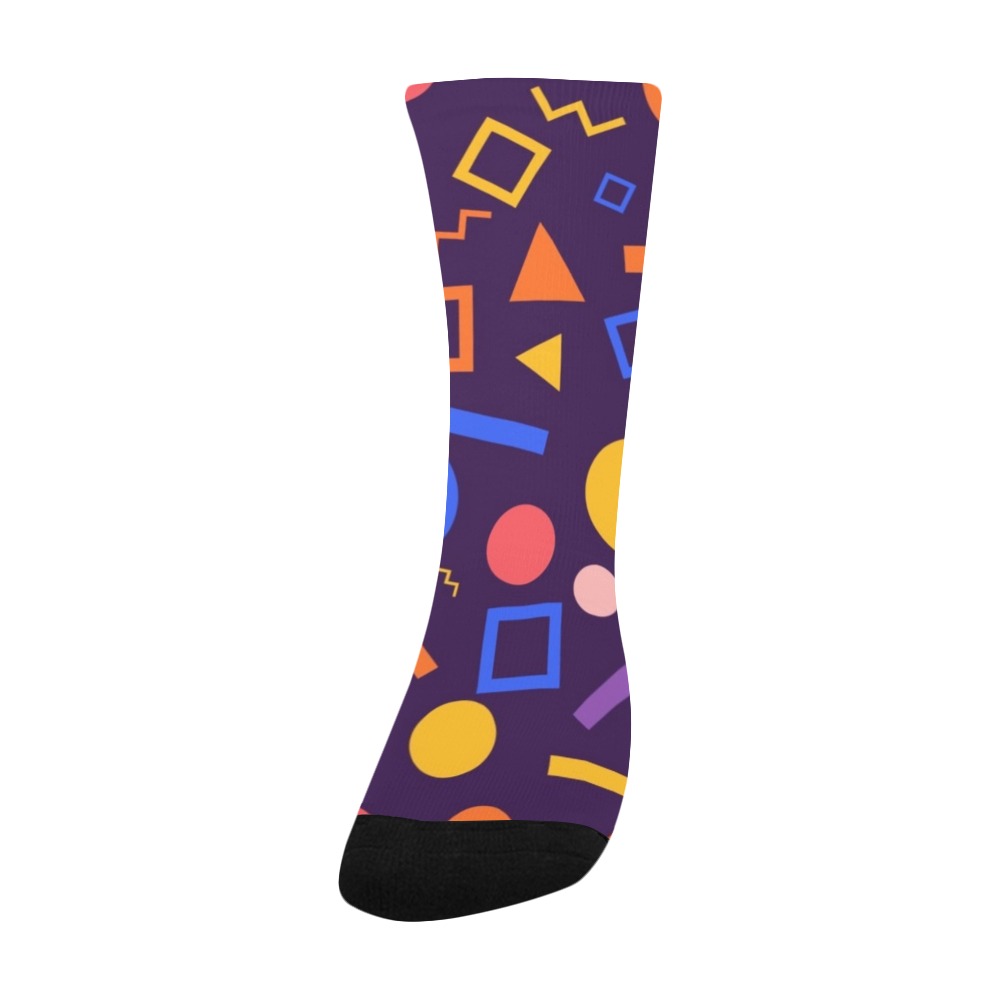 Geomeetric Shapes Kids' Custom Socks