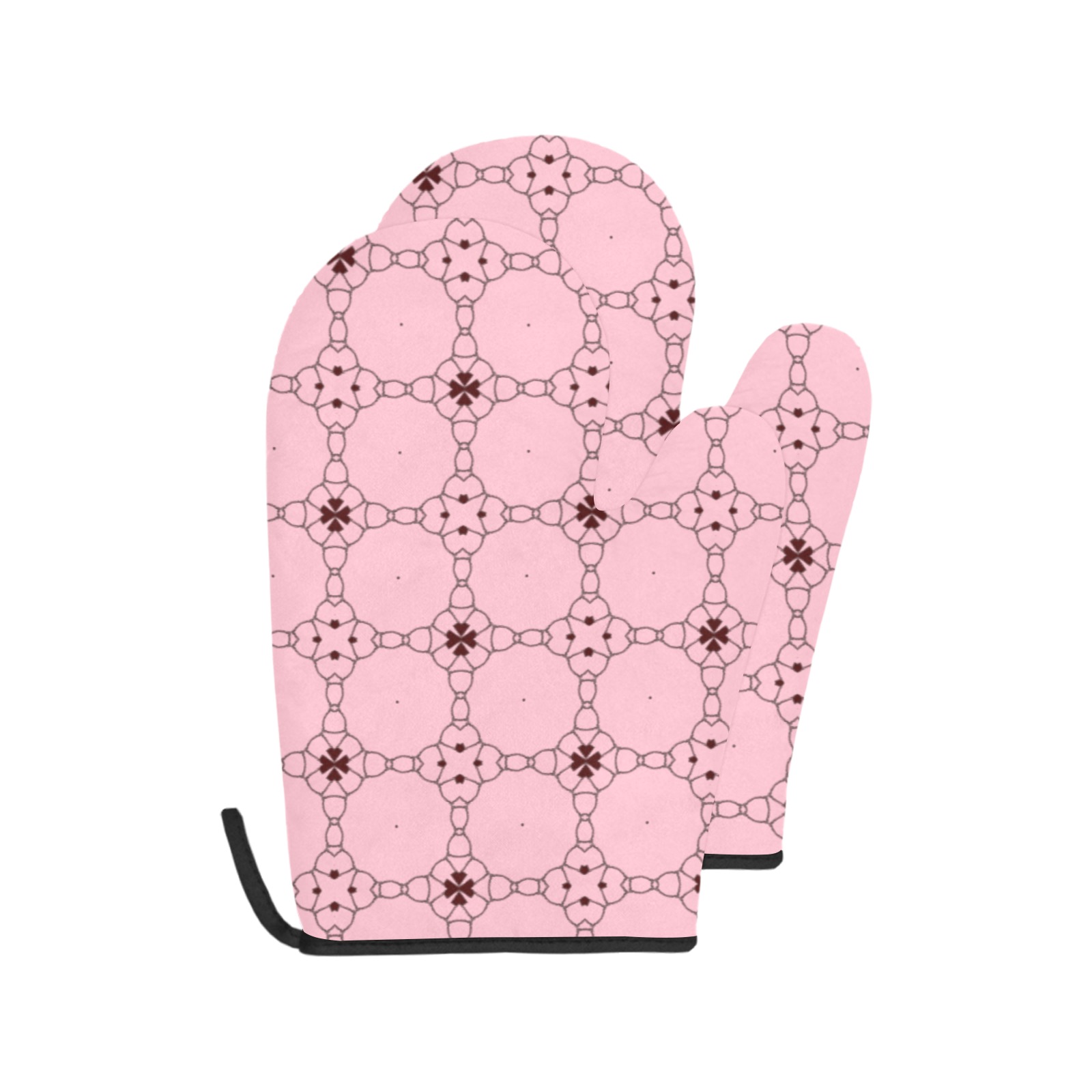 pattern sq p Oven Mitt (Two Pieces)
