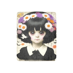 adorable gothic ghost girl 4 Ultra-Soft Micro Fleece Blanket 30''x40''