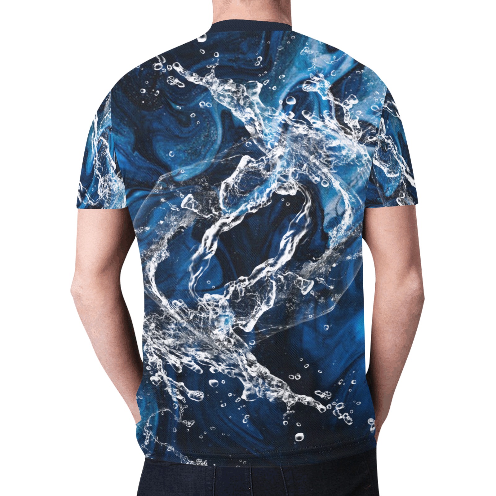 Water Splash Grad Shirt New All Over Print T-shirt for Men (Model T45)