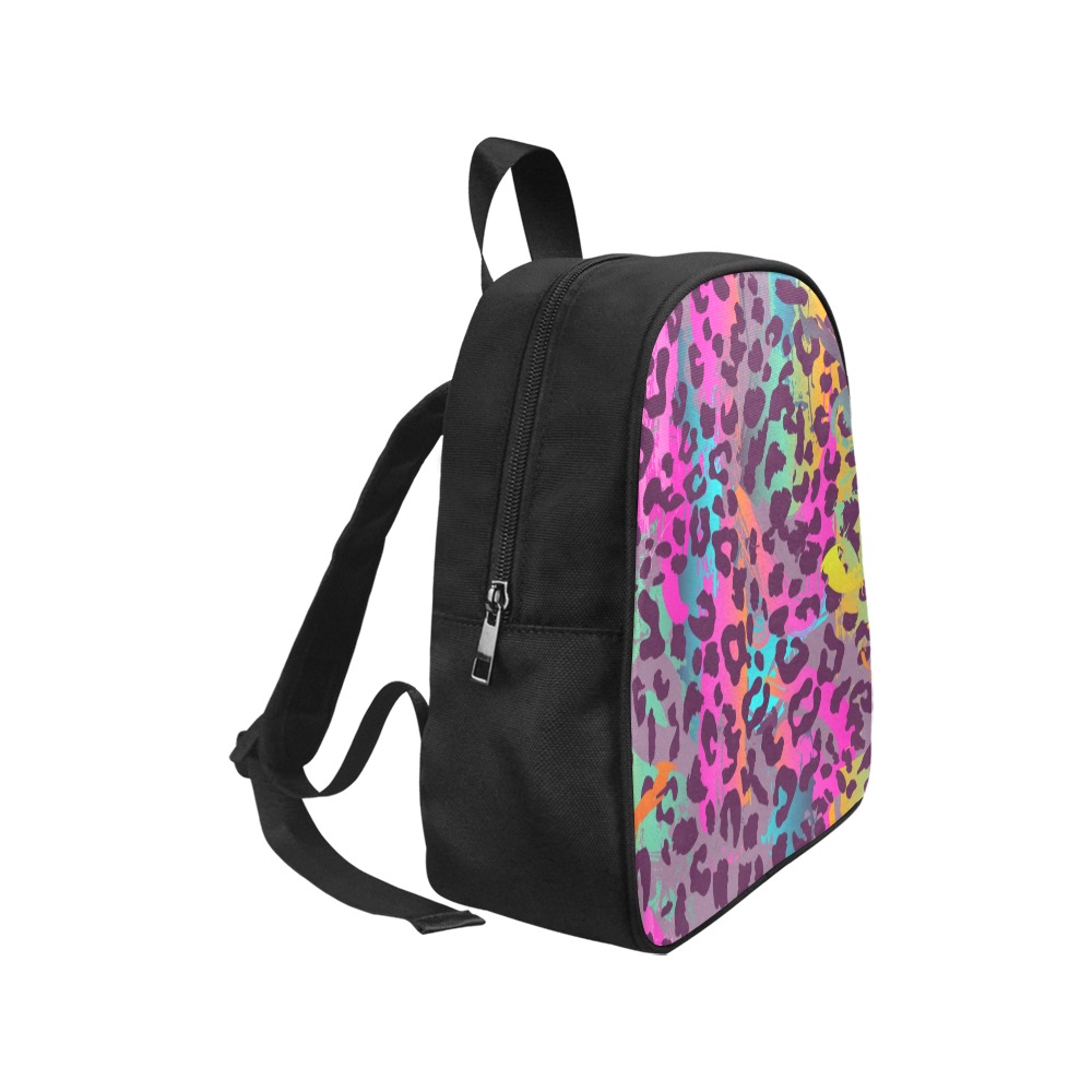 bb  t4y55 Fabric School Backpack (Model 1682) (Small)