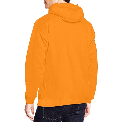 Playahs Motivation Orange All Over Print Hoodie for Men (USA Size) (Model H13)