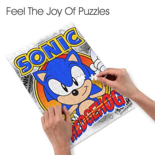 Sonic Puzzle 200-Piece Wooden Jigsaw Puzzles (Vertical)