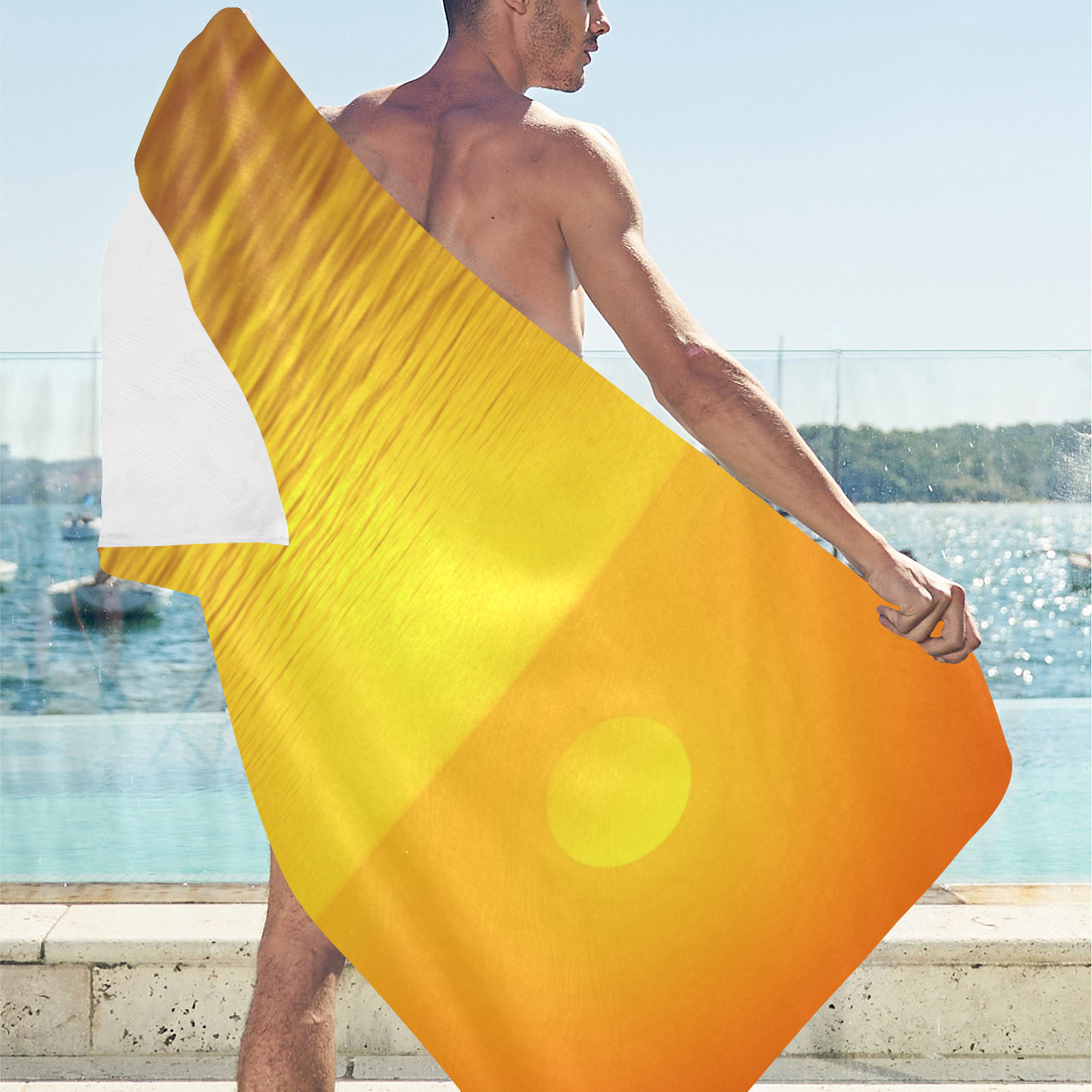 Sunset Reflection Beach Towel 30"x 60"