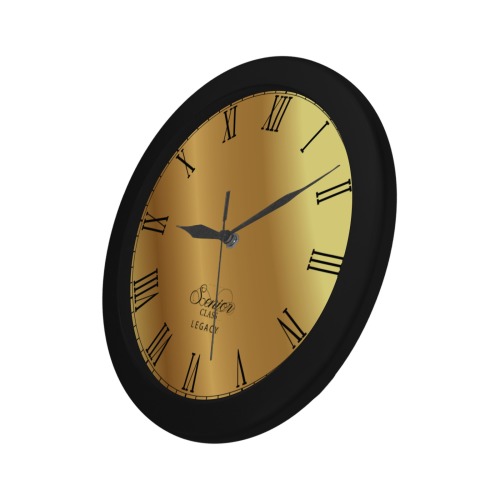 Senior Class Legacy Gold Circular Plastic Wall clock