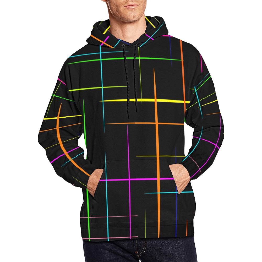 colorhappens All Over Print Hoodie for Men (USA Size) (Model H13)