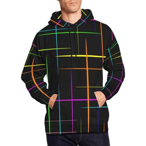 colorhappens All Over Print Hoodie for Men (USA Size) (Model H13)