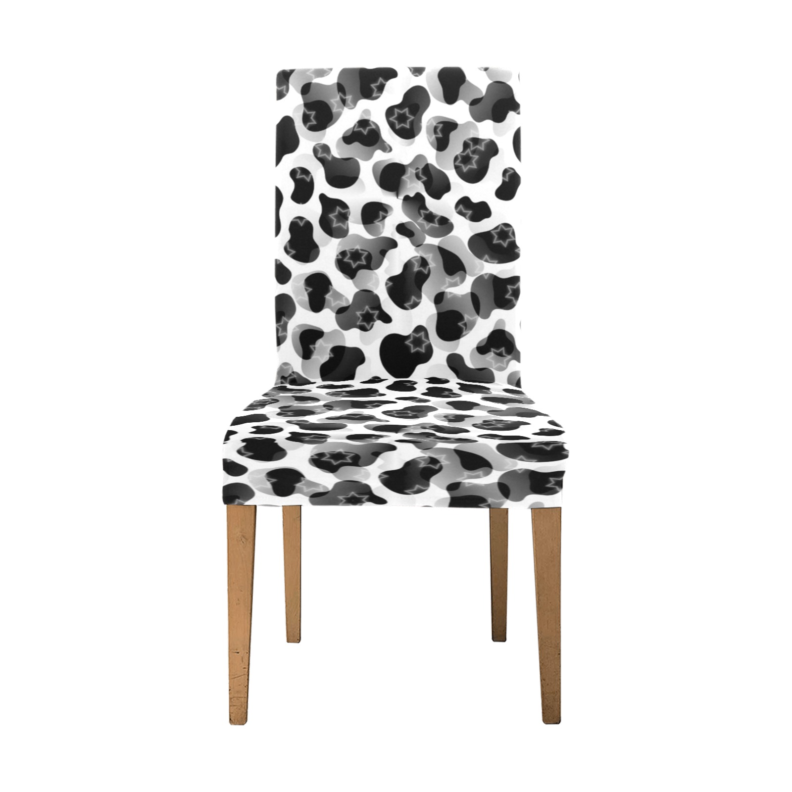 Cowhide by Artdream Chair Cover (Pack of 4)