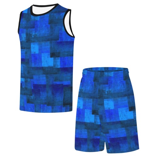 pixels2 night All Over Print Basketball Uniform