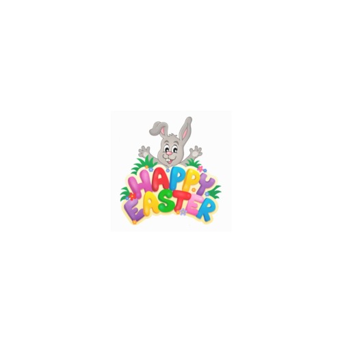 Happy Easter Bunny and Eggs Temp Tattoos for Kids Personalized Temporary Tattoo (15 Pieces)