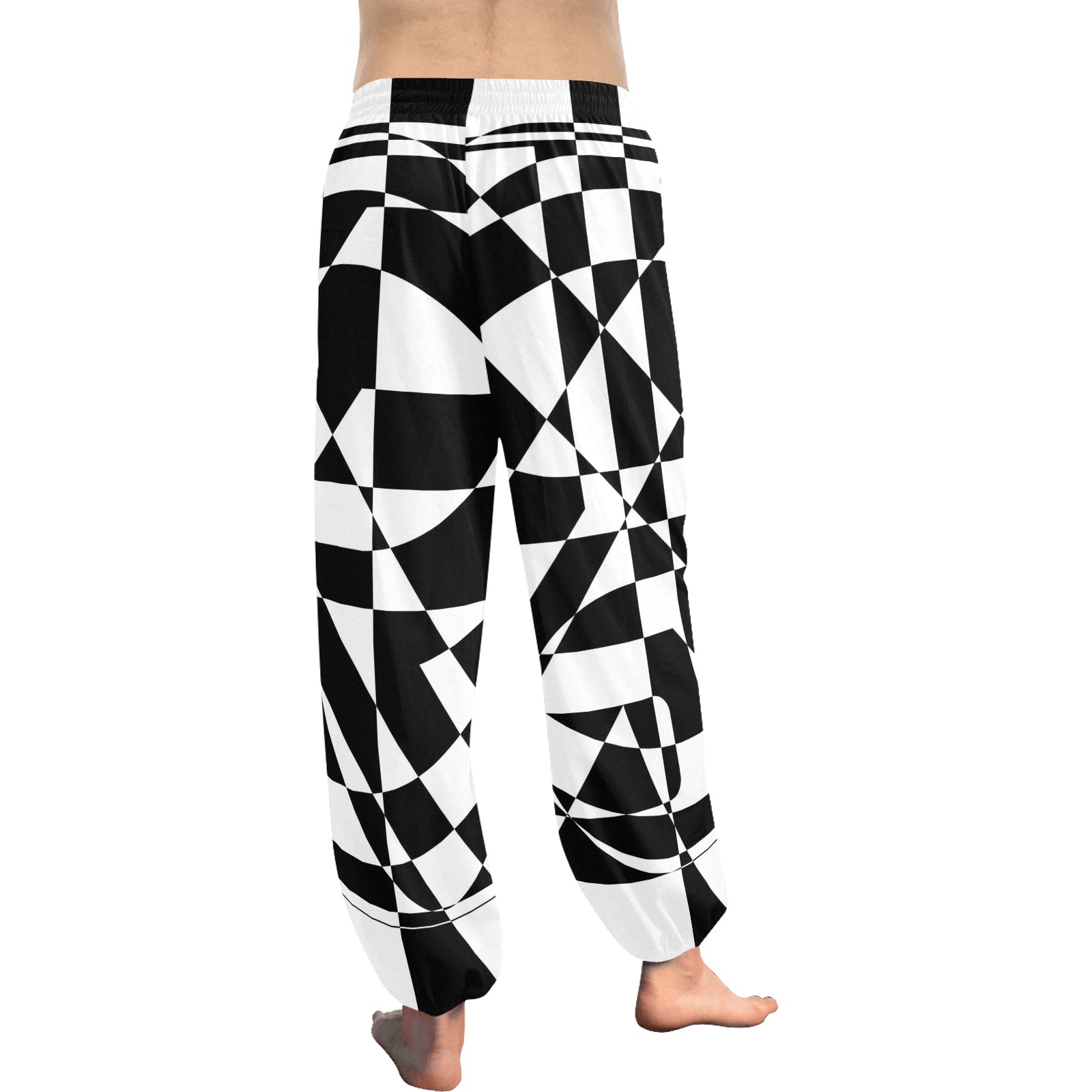 RO Women's All Over Print Harem Pants (Model L18)