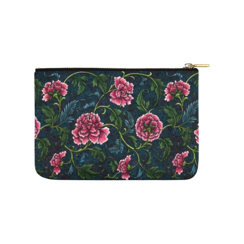 peonies Carry-All Pouch 9.5''x6''