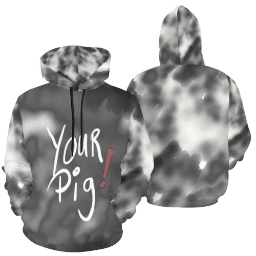 pig All Over Print Hoodie for Men (USA Size) (Model H13)