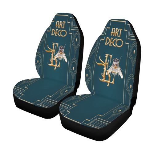 Art Deco Collectable Fly Car Seat Covers (Set of 2)