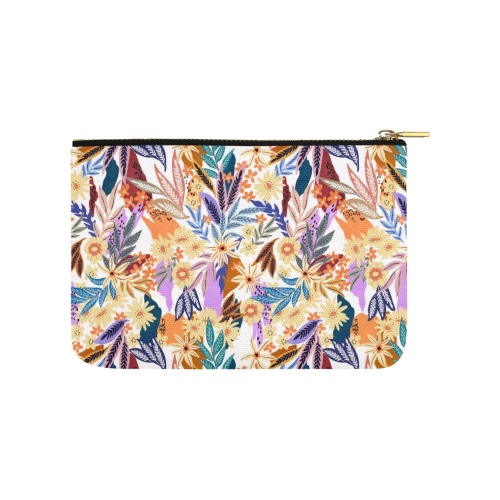 The vibrant colorful garden blooms Carry-All Pouch 9.5''x6''
