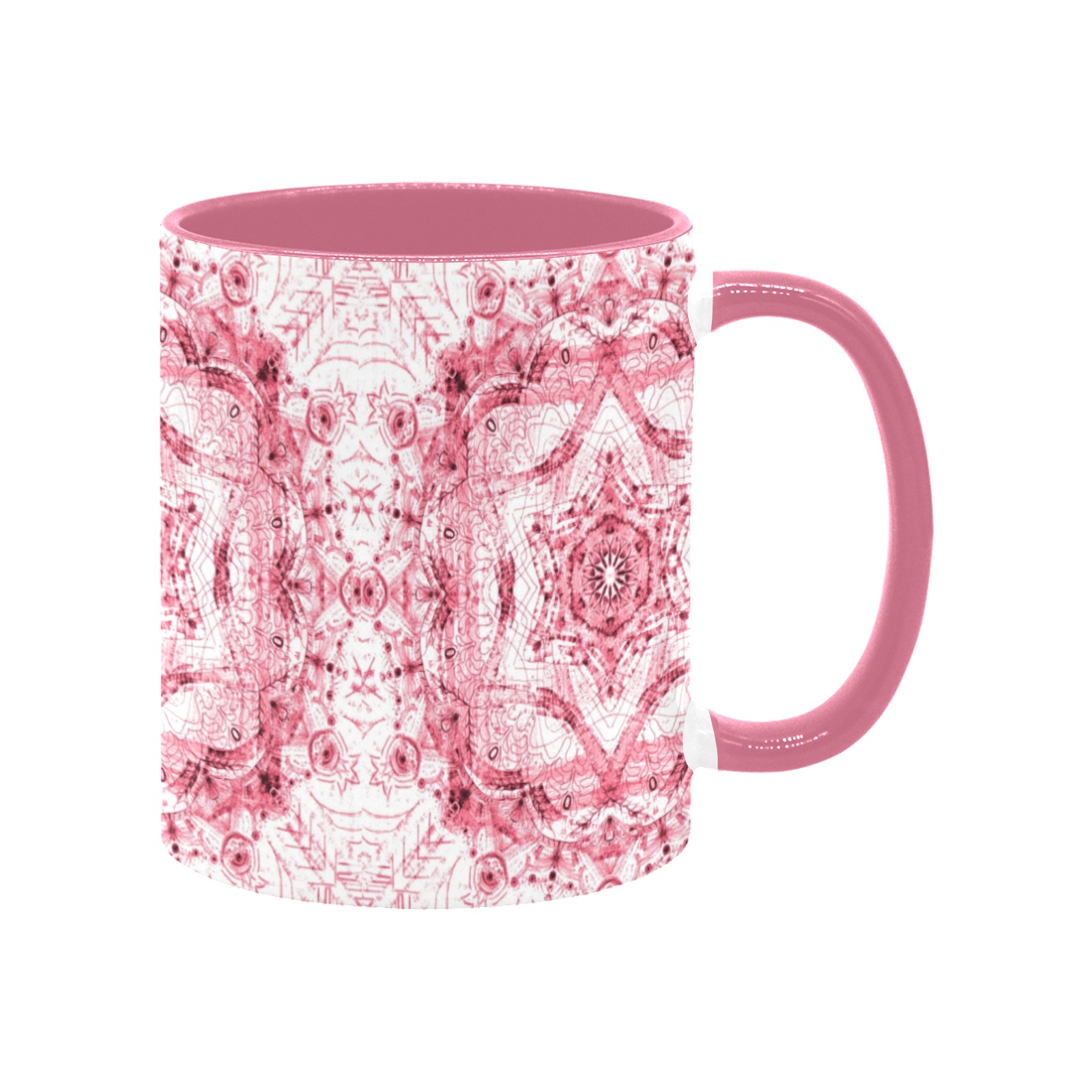 maguen pink Custom Inner Color Mug (11oz)