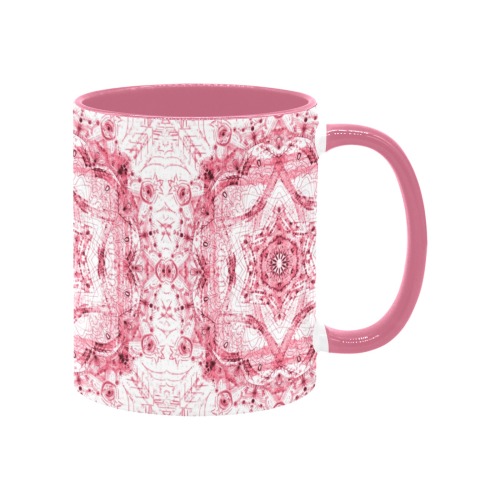 maguen pink Custom Inner Color Mug (11oz)