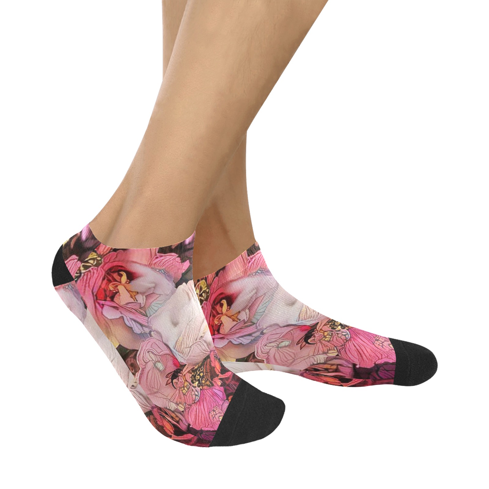 rose of  sylvia 2b Men's Ankle Socks
