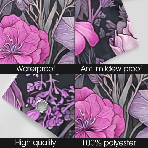 Fabulous Florals 40 Shower Curtain 69"x72"