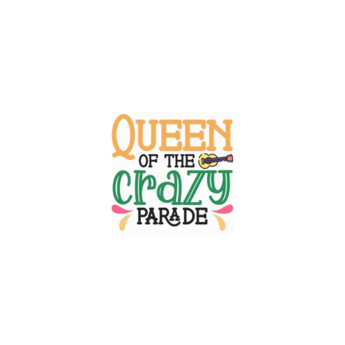Queen Of The Crazy Parade Personalized Temporary Tattoo (15 Pieces)