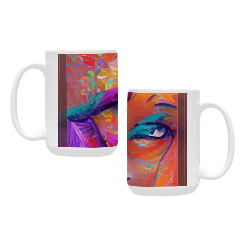 fantasy_TradingCard Custom Ceramic Mug (15OZ)
