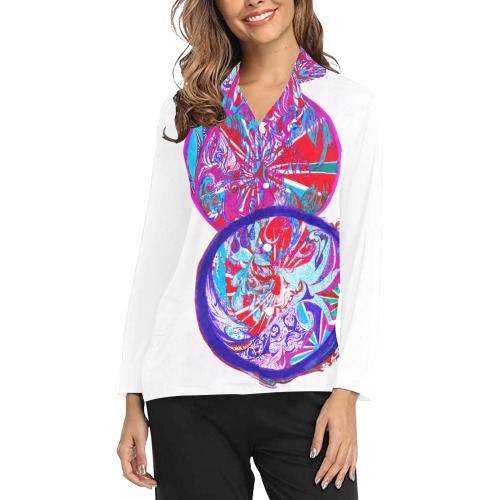 Soul Eyes shirt Women's Long Sleeve Pajama Shirt