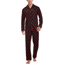 Cool Canada Men's V-Neck Long Pajama Set