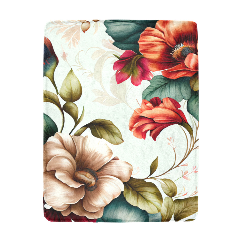 Fleur Indigine Ciel Ultra-Soft Micro Fleece Blanket 40