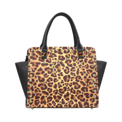 LEOPARD STYLE Rivet Shoulder Handbag (Model 1645)