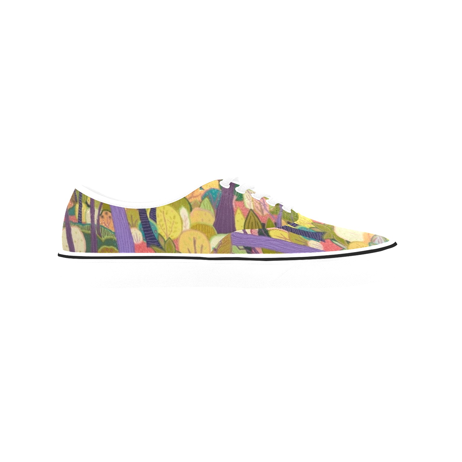 One Night in Tlaxcala Classic Men's Canvas Low Top Shoes (Model E001-4)