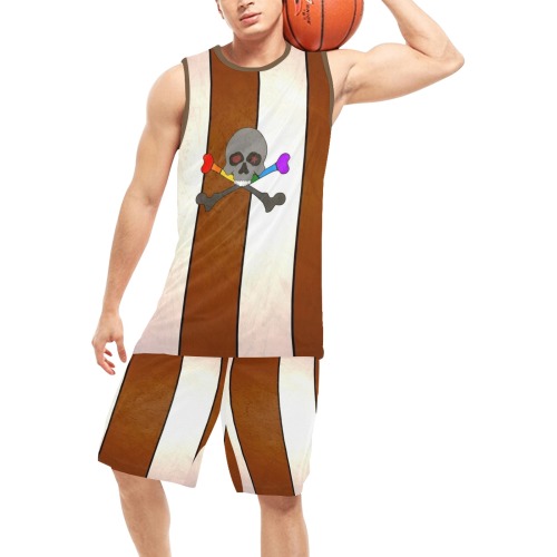 St. Pauli Pop Art by Nico Bielow Basketball Uniform with Pocket