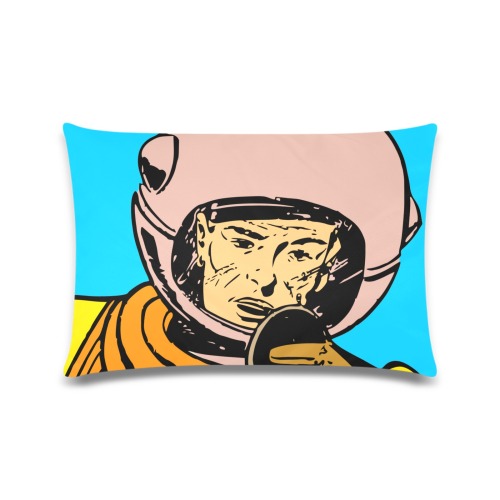 astronaut Custom Rectangle Pillow Case 16"x24" (one side)