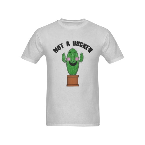Not A Hugger Men's T-Shirt in USA Size (Two Sides Printing)