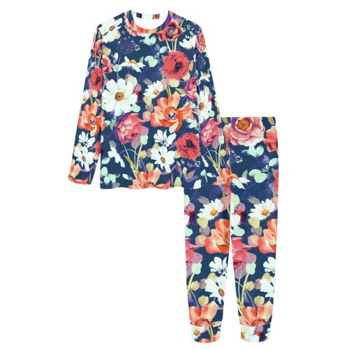 Dark and lush meadow 90 Women's All Over Print Pajama Set