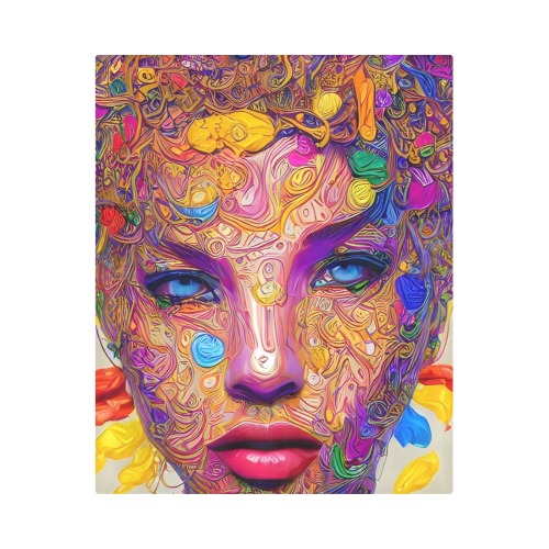 Peppercolors girl Duvet Cover 86"x70" ( All-over-print)