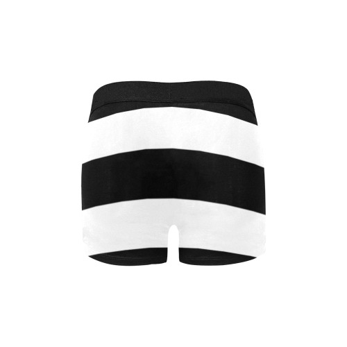 Black White Stripes Men's All Over Print Boxer Briefs (Model L34)