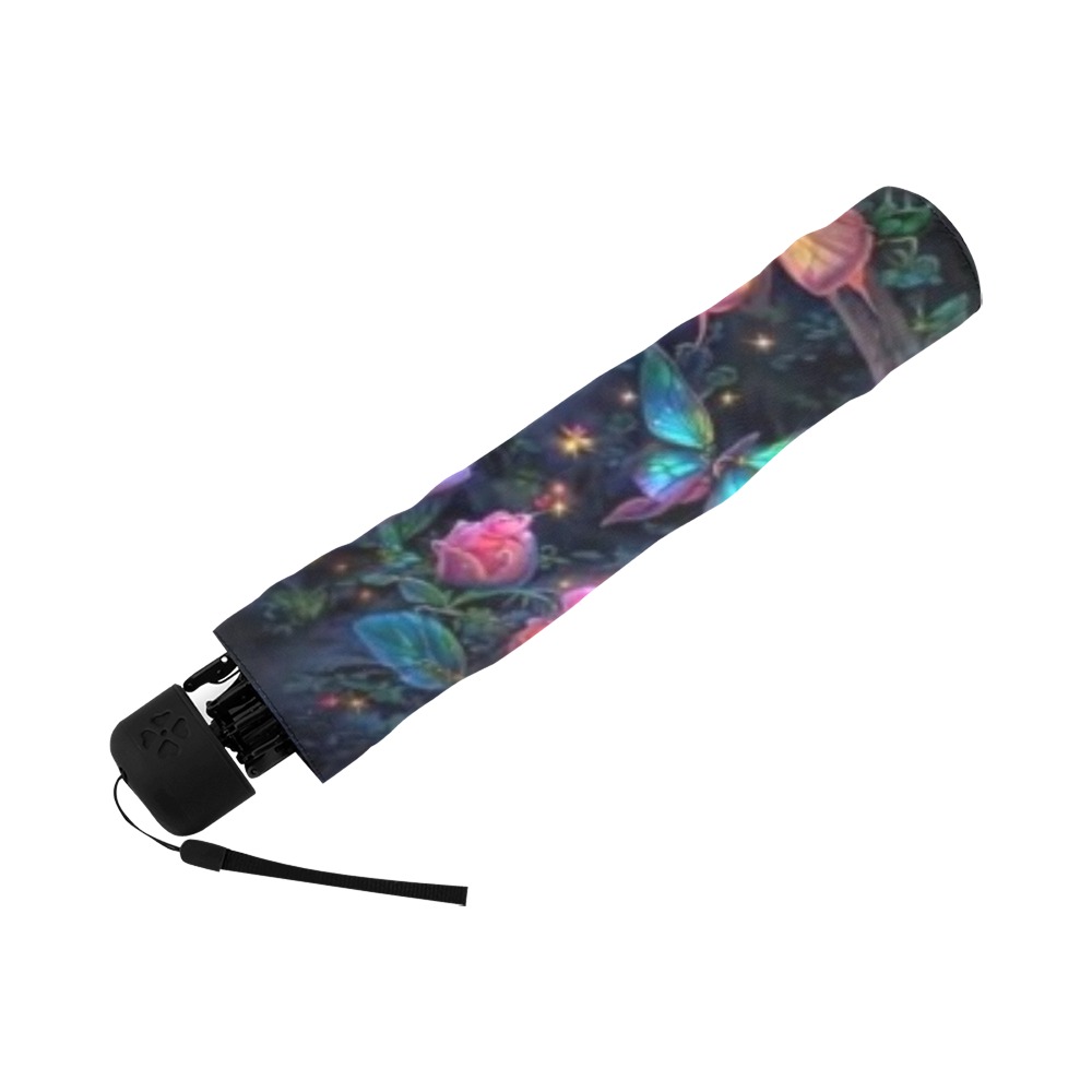 Floral Anti-UV Foldable Umbrella (Underside Printing) (U07)