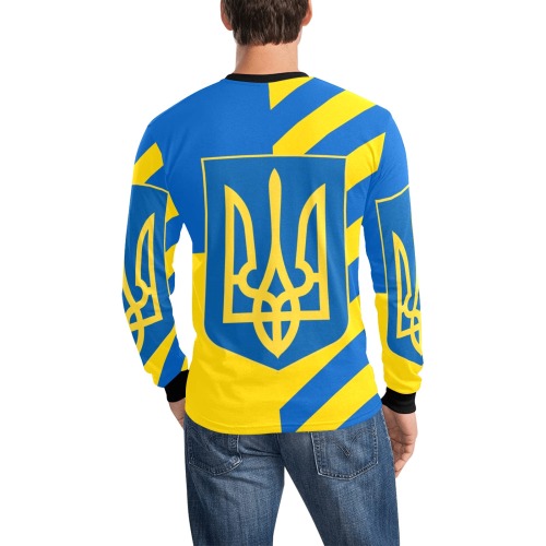 UKRAINE Men's All Over Print Long Sleeve T-shirt (Model T51)
