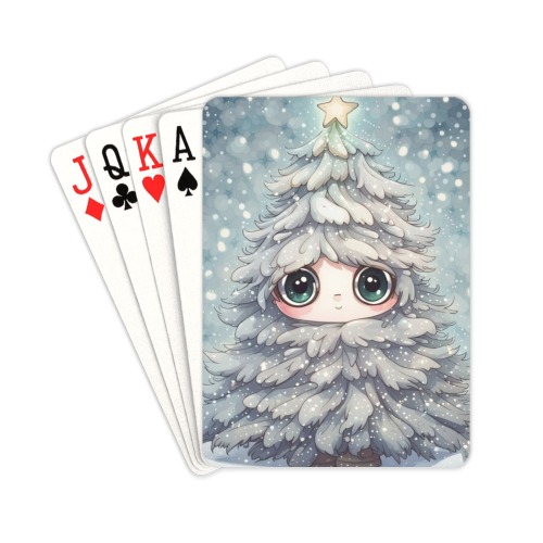 Little Christmas Tree Playing Cards 2.5"x3.5"