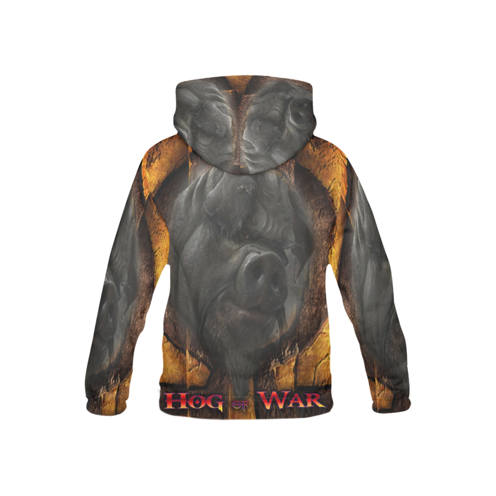 Hog of War All Over Print Hoodie for Kid (USA Size) (Model H13)