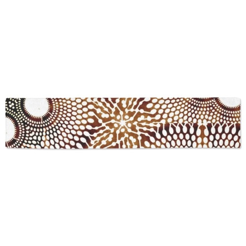 AFRICAN PRINT PATTERN 4 Table Runner 16x72 inch