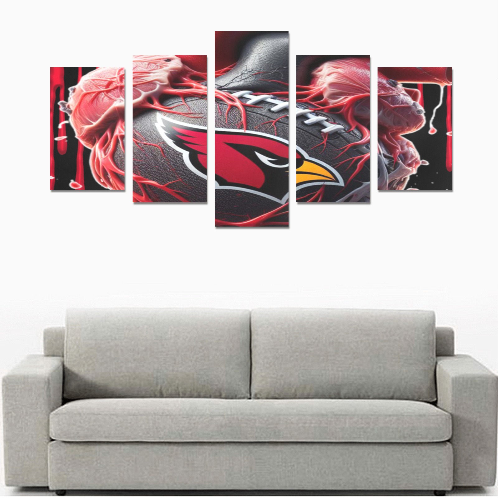 Arizona Cardinals Canvas Print Sets C (No Frame)