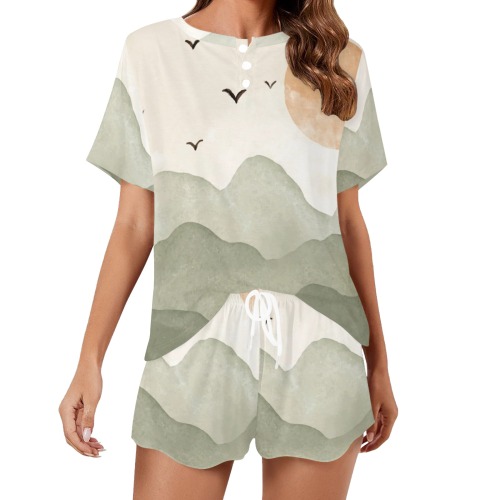 Watercolor landscape mountains_09