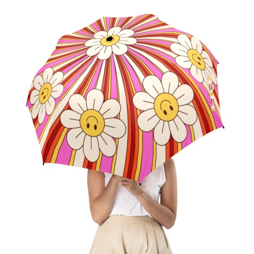 Margareta Umbrella Semi-Automatic Foldable Umbrella (Model U12)