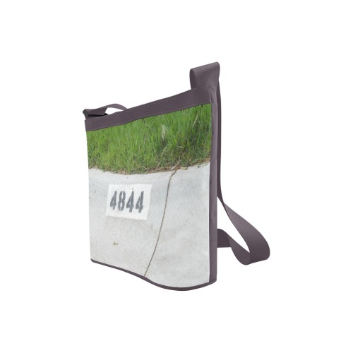 Street Number 4844 with Sienna Background Crossbody Bags (Model 1613)