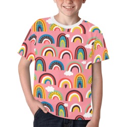 Funny Rainbows Kids' All Over Print T-shirt (Model T65)